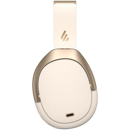 Edifier WH950NB Wireless Over-Ear Headphones, 40mm Dynamic Titanium-Coated Drivers, BT V5.3, ANC, Hi-Res Audio Certification, Up To 55H Battery, USB-C, Ivory