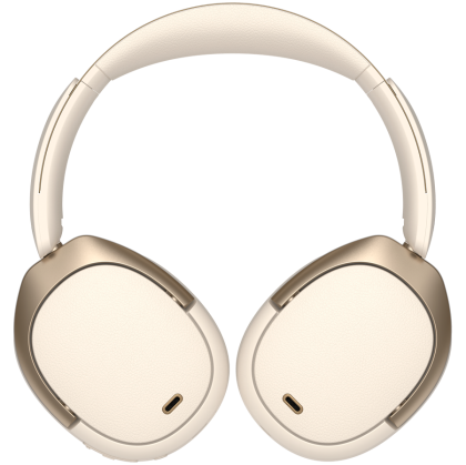 Edifier WH950NB Wireless Over-Ear Headphones, 40mm Dynamic Titanium-Coated Drivers, BT V5.3, ANC, Hi-Res Audio Certification, Up To 55H Battery, USB-C, Ivory
