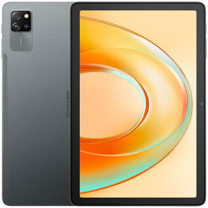 Blackview Tab 60 Pro LTE 4GB/128GB, 10.1-inch HD+ 800x1280 IPS LCD, Octa-core T606 1.6GHz, 5MP Front/8MP Back Camera, Battery 7000mAh, NO Charging USB Type-C, Android 14, SD card slot, Gray