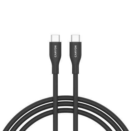 CANYON cable CC60SC10 C-C 60W 1m Silicon Black