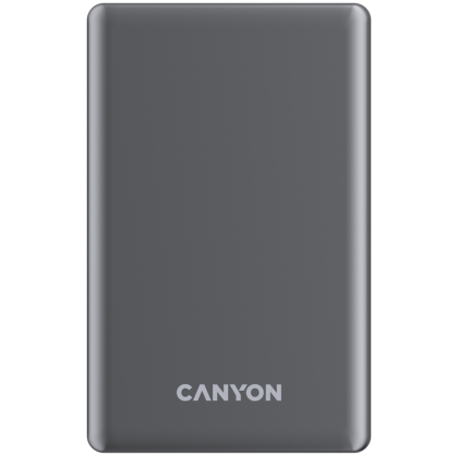 CANYON power bank OnPower 505 slim Magnetic 5000 mAh PD20W Dark Grey