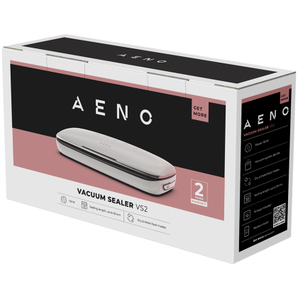 AENO Vacuum sealer VS2: 120W, 75kPa, Dry/Moist Food Mode, 3 modes: Vac+Seal, Seal, Pulse, Max Pocket Width 30 cm