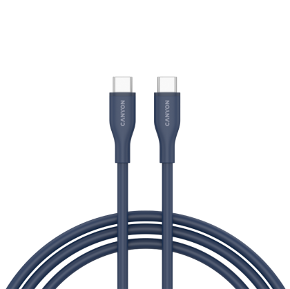 CANYON cable CC60SC10 C-C 60W 1m Silicon Dark blue