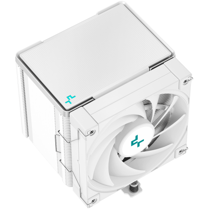 DeepCool AK500 WH, CPU Air Cooler, 1x120mm FK120 PWM Fan, TDP 240W, 5 Heatpipes, White, LGA2066/2011-v3/2011/1700/1200/115x, AMD AM5/AM4, 127x117x158 mm(LxWxH), 3Y, R-AK500-WHNNMT-G