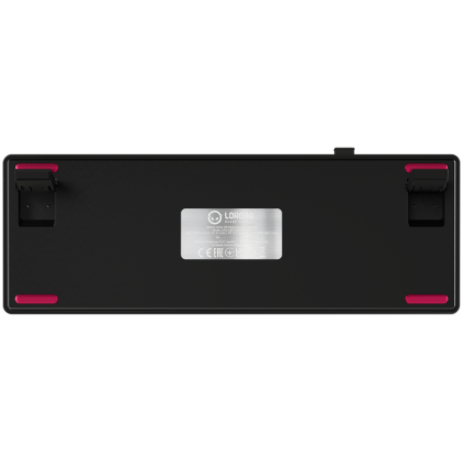LORGAR KBP70MW, Wireless 65% Mechanical Gaming Keyboard Pro, Black/red, EN layout