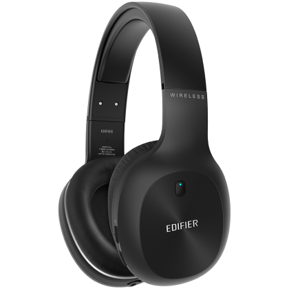 Edifier W800BT Plus Wireless Over-Ear Headphones, 40mm Dynamic Drivers, BT V5.1, Up To 55H Battery, USB-C, Black