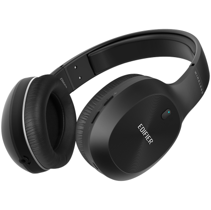 Edifier W800BT Plus Wireless Over-Ear Headphones, 40mm Dynamic Drivers, BT V5.1, Up To 55H Battery, USB-C, Black