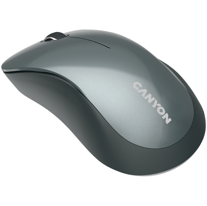 CANYON MW-11, 2.4 GHz Wireless mouse,with 3 buttons, DPI 1200, Battery:AAA*2pcs,Black,67*109*38mm,0.063kg