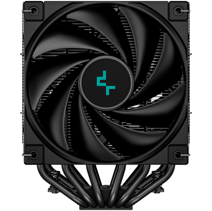 DeepCool AK620 Digital, CPU Air Cooler, 2x120mm FK120 PWM Fan, Digital Display, ARGB, TDP 260W, 6 Heatpipes, LGA2066/2011-v3/2011/1700/1200/115x, AMD AM5/AM4, 129x138x162 mm(LxWxH), 3Y, R-AK620-BKADMN-G