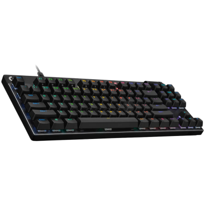 LOGITECH PRO X TKL RAPID Gaming Keyboard  - BLACK - US INT'L - USB - EMEA28i-935 - LINEAR