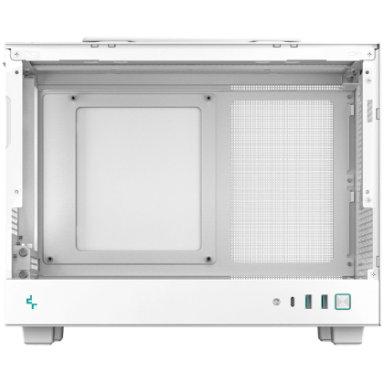 DeepCool CH160 WH, Mini Tower, Mini-ITX, 2xUSB3.0, 1xType-C Gen 2, 1xAudio, Mesh Panel, White, R-CH160-WHNGI0-G-1