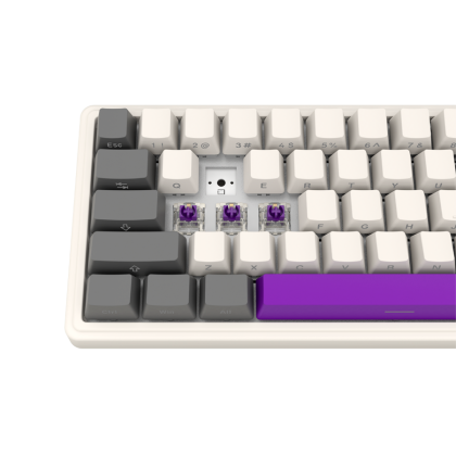 LORGAR KBP70MW, Wireless 65% Mechanical Gaming Keyboard Pro, Beige, EN layout