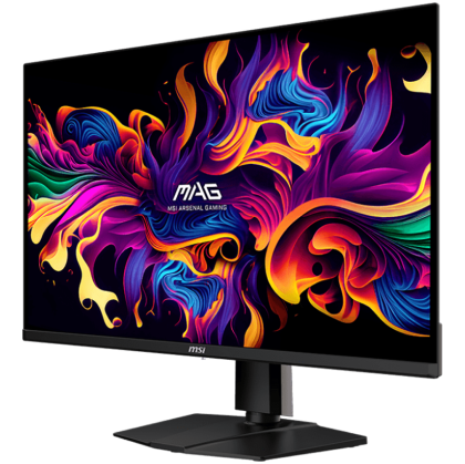 MSI MAG 321UPX QD-OLED Gaming Monitor, 32" 240Hz, UHD (3840x2160) 16:9, QD-OLED Anti-Reflection, 0.03ms, 250nits, 1500000:1, 178°/178°, Adaptive sync, Adjustable Stand, 1x DP, 2x HDMI, 1xType-C, 1xHeadphone out, 3Y Warranty