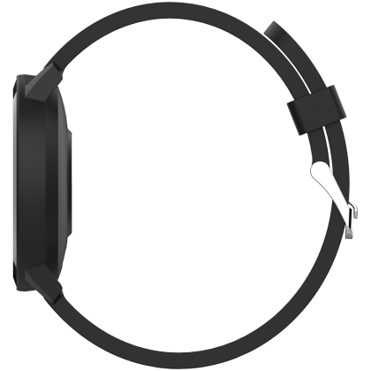 CANYON Lollypop SW-63, Smart watch, 1.3inches IPS full touch screen, Round watch, IP68 waterproof, multi-sport mode, BT5.0, compatibility with iOS and android, black, Host: 25.2*42.5*10.7mm, Strap: 20*250mm, 45g