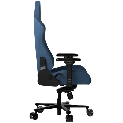 LORGAR Ace 422, Gaming chair, Anti-stain durable fabric, 1.8 mm metal frame, multiblock mechanism, 4D armrests, 5 Star aluminium base, Class-4 gas lift, 75mm PU casters, Blue