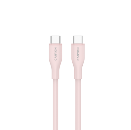 CANYON cable CC60SC10 C-C 60W 1m Silicon Pink Sand