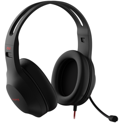 Edifier G1 USB Gaming Headset, 40mm Drivers, Retractable Microphone, AUX, Black