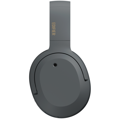 Edifier W820NB Plus Wireless Over-Ear Headphones, 40mm Dynamic Titanium-Coated Drivers, BT V5.2, ANC, Hi-Res Audio Certification, Up To 49H Battery, USB-C, Gray