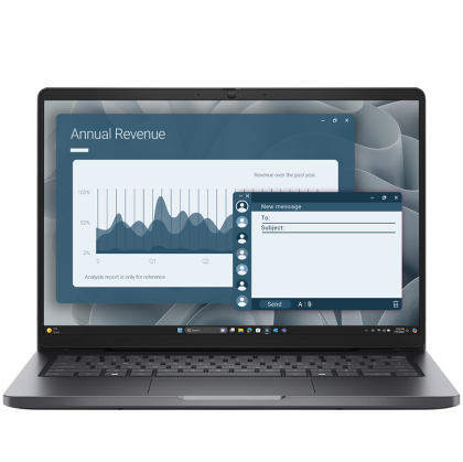 Dell Pro 14 (PC14255), AMD Ryzen 5 220 (6C, 12T, 22MB cache, up to 4.9GHz), 14.0"FHD+(1920x1200) Non-Touch AG, 8GB (1x8GB) DDR5, 512GB M.2 SSD, AMD Radeon 740M Graphics, WiFi+BT, IR Cam+Mic, BG Backlit KBD, FPR, Win11Pro, 3Y ProSupport
