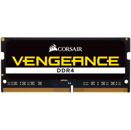 CORSAIR DDR4, 3200MHz 16GB 1x16GB SODIMM, Unbuffered, 22-22-22-53, Black