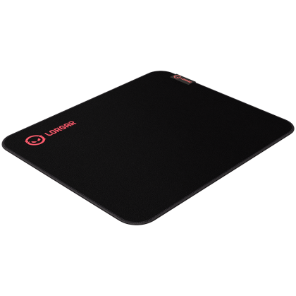 Lorgar Main 323, Gaming mouse pad, Precise control surface, Red anti-slip rubber base, size: 360mm x 300mm x 3mm, weight 0.21kg
