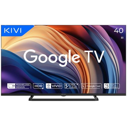 TV KIVI 40F710QB 40'' LED FHD Google TV, Dolby Audio, HDR, Max Vivid