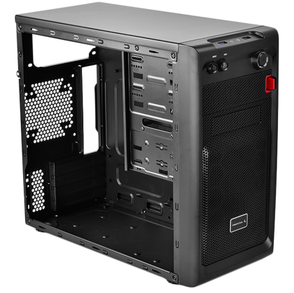 DeepCool SMARTER Mid Tower Case, Mini-ITX / Micro-ATX , 1xUSB2.0, 1xUSB3.0, 1xAudio, 1xMic, ABS+SPCC, Mesh Panel, DP-MATX-SMTR, 2Y