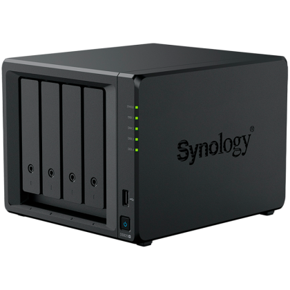 Synology DiskStation DS925+ Tower, 4-Bays 3.5'' SATA HDD/SSD, 2 x M.2 2280 NVMe SSD slot, CPU AMD Ryzen V1500B 4-core 2.2 GHz, 4 GB DDR4 ECC SODIMM, 2x RJ-45 2.5 GbE LAN Port; 2x USB 3.2; 1 xUSB Type-C expansion port; 2.26 kg; 3yr warranty