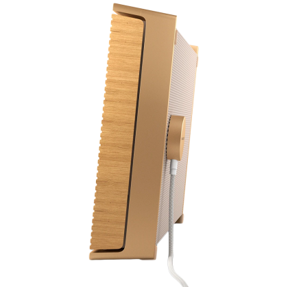 Beosound Level Speaker Gold Tone Alu (Cover Light Oak)