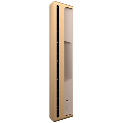 Beosound Level Speaker Gold Tone Alu (Cover Light Oak)