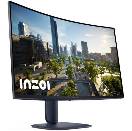 Dell Alienware AW3225DM Gaming Monitor, 32"(31.5") WQHD 2560x1440 180Hz, 95% DCI-P3 (CIE 1976), 400 cd/m2, 3000:1, 1ms, 178/178, 1xDP 1.4, 2xHDMI ports (HDCP 1.4 & 2.3), 1xUSB Type-B up, 2xUSB Type-A down, Height, Tilt