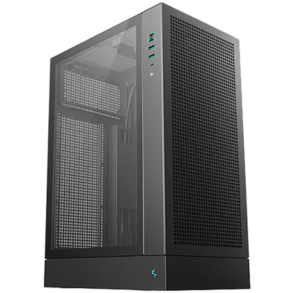 DeepCool CH170 PLUS, Mini Tower, Mini-ITX/Micro-ATX, 2xUSB3.0, 1xType-C Gen 2, 1xAudio/Mic, Mesh Panel, Black, R-CH170-BKNGM0-G, 2Y