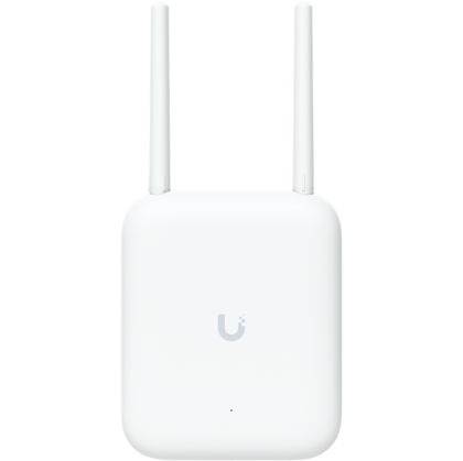 Ubiquiti U7-Outdoor All-weather WiFi 7 AP with 4 spatial streams, an integrated directional super antenna, and versatile mounting options