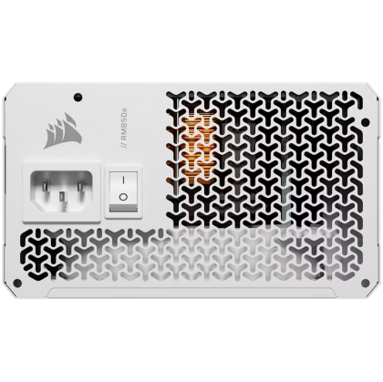 CORSAIR RM850e White, 850 Watt, Cybenetics Gold Certified, Fully Modular