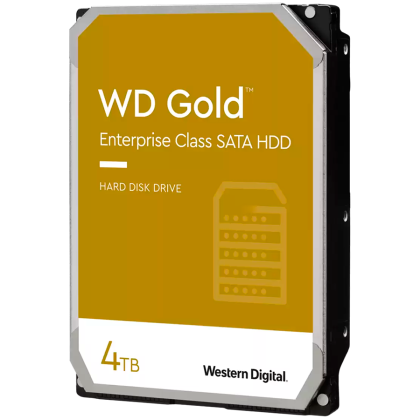 HDD Server WD Gold 4TB CMR, 3.5'', 256MB, 7200 RPM, SATA, 512E