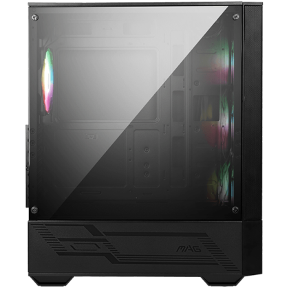 MSI MAG FORGE 112R, Mid-Tower, ATX/M-ATX/ITX, 2x USB 3.2 Gen 1 Type-A, 1x Audio/1x Mic, Insta-light Loop Button, ARGB Hub, 4x 120mm ARGB Fans, 4mm Tempered Glass