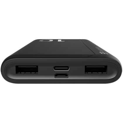 Silicon Power GP15 10.000mAh PowerBank > 500 charging cycles Dual input Micro-B & Type-C, Dual USB output 2.1A, 10000mAh, Li-polymer, Black