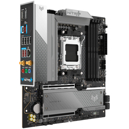 SAPPHIRE AMD B850M AM5 PULSE Ryzen R9/R7/R5, 4x DDR5 7600MHz, PCIE 4.0 x16, 1x M.2 Gen5, 1x M.2 Gen4, LAN 2.5 Gbps, WIFI6, USB, Micro-ATX
