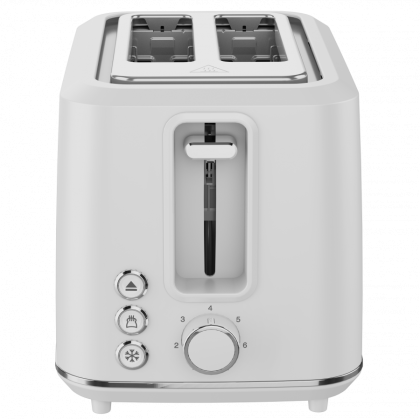 Electric Toaster, white, 220-240V, 50-60Hz, 920-1080W, 2 slots, 3 modes, 7 browning levels
