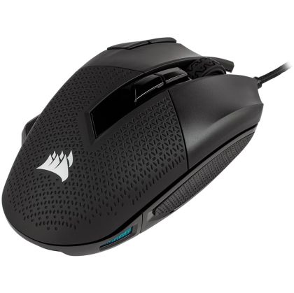 CORSAIR NIGHTSWORD RGB, Performance Tunable FPS/MOBA, Black, Backlit RGB LED, 18000 DPI, Optical