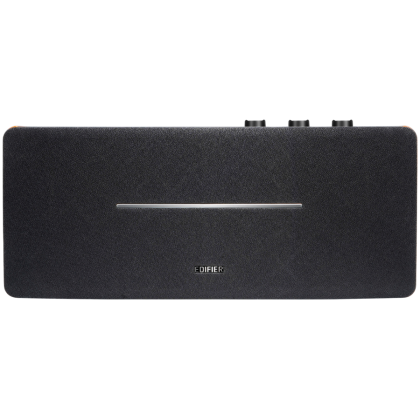 Edifier D12 2.0 Bluetooth Speaker, BT V5.0, RCA, AUX, 2x 4-inch Midrange Drivers, 2x 19mm Tweeters, Remote Control and Top-Mounted Controls, Brown