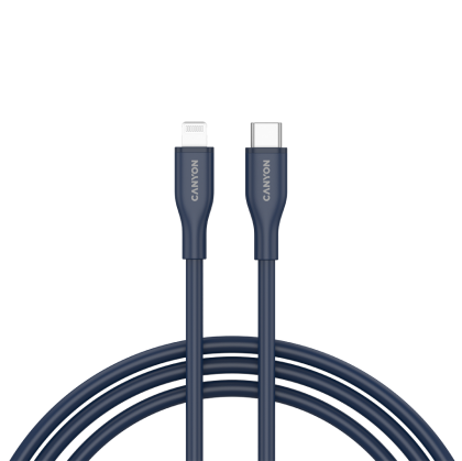 CANYON cable CLNM60 C-L 60W MFI 1m Silicon Blue