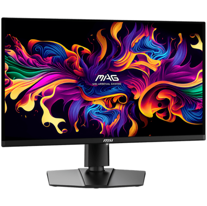 MSI MAG 271QPX QD-OLED E2 Gaming Monitor, 27" 240Hz, UHD (2560x1440) 16:9, QD-OLED, 0.03ms, 250nits, 1500000:1, 178/178, AMD FreeSync Premium, Adjustable Stand, 1x DP, 2x HDMI, 1x Type-C, 1x Headphone out, 3Y Warranty