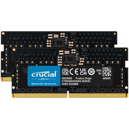 Crucial 32GB Kit (2x16GB) DDR5-5600 SODIMM CL46 (16Gbit)