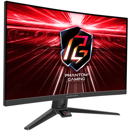 Asrock Curved Gaming Monitor, 27" FHD(1920x1080) 1500 VA, AG, 240 Hz, 113% sRGB, 16:9, 3000:1, 300 cd/m², 178º/178º, 1ms (MPRT), Flicker-free, Swivel, Tiltt Adjustment, 2x 2W Speakers, 2x HDMI 2.0, 1x DP 1.2, 1x Audio Jack (3.5mm), 3Y