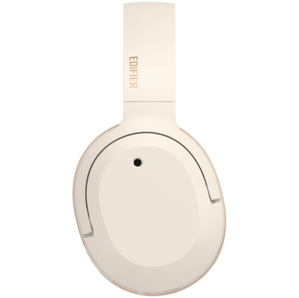 Edifier W820NB Plus Wireless Over-Ear Headphones, 40mm Dynamic Titanium-Coated Drivers, BT V5.2, ANC, Hi-Res Audio Certification, Up To 49H Battery, USB-C, Ivory