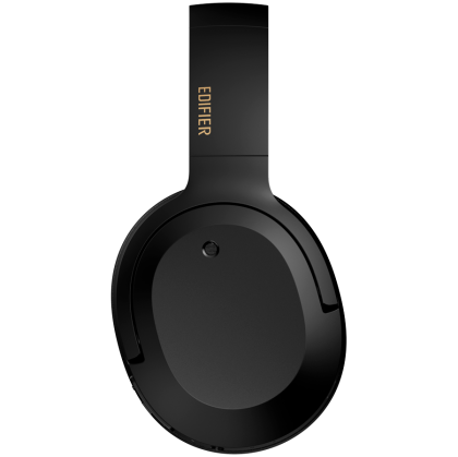 Edifier W820NB Plus Wireless Over-Ear Headphones, 40mm Dynamic Titanium-Coated Drivers, BT V5.2, ANC, Hi-Res Audio Certification, Up To 49H Battery, USB-C, Black