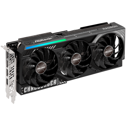 ASROCK Video Card AMD Radeon RX 9070 XT Challenger 16GB GDDR6 256-bit, 1x HDMI, 3x DP, 2x 8-pin PWR connector, PCIe 5.0 x16, recommended PSU 800W, 290 x 23 x 56 mm, 2.8-slot, 90-GA61ZZ-00UANF