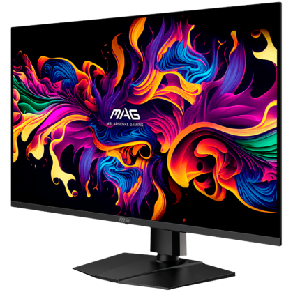 MSI MAG 322UP QD-OLED E16 Gaming Monitor, 31.5" 165Hz, UHD (3840x2160) 16:9, QD-OLED Anti-Reflection, 0.03ms, 250nits, 1500000:1, 178/178, G-SYNC Compatible, DisplayHDR True Black 400, Adjustable Stand, 1x DP, 2x HDMI, 1xType-C, 1xHeadphone out, 3Y