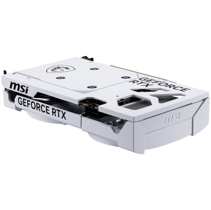 MSI Video Card NVIDIA GeForce RTX 5060 8G VENTUS 2X OC WHITE, 8GB GDDR7, 128-bit, 2535 MHz Boost, 3840 CUDA Cores, PCIe 5.0 (x8), 3x DP 2.1b, HDMI 2.1b, RAY TRACING, Dual Fan, 145W TDP, 8-pin PCIe Power, G-SYNC, 2-Slot, 3Y